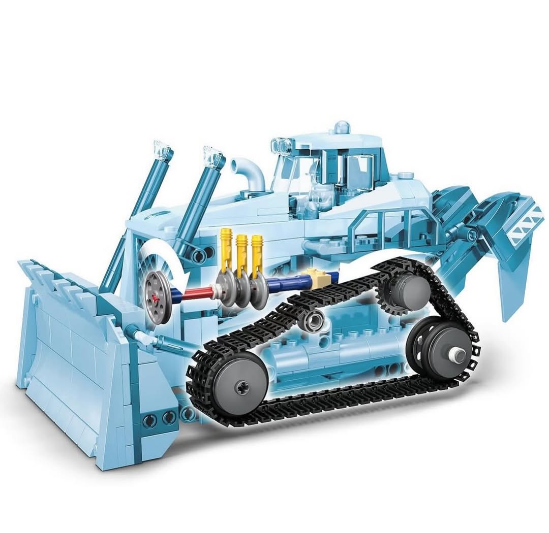 Yellow Bulldozer with Front Loader LEGO 60466