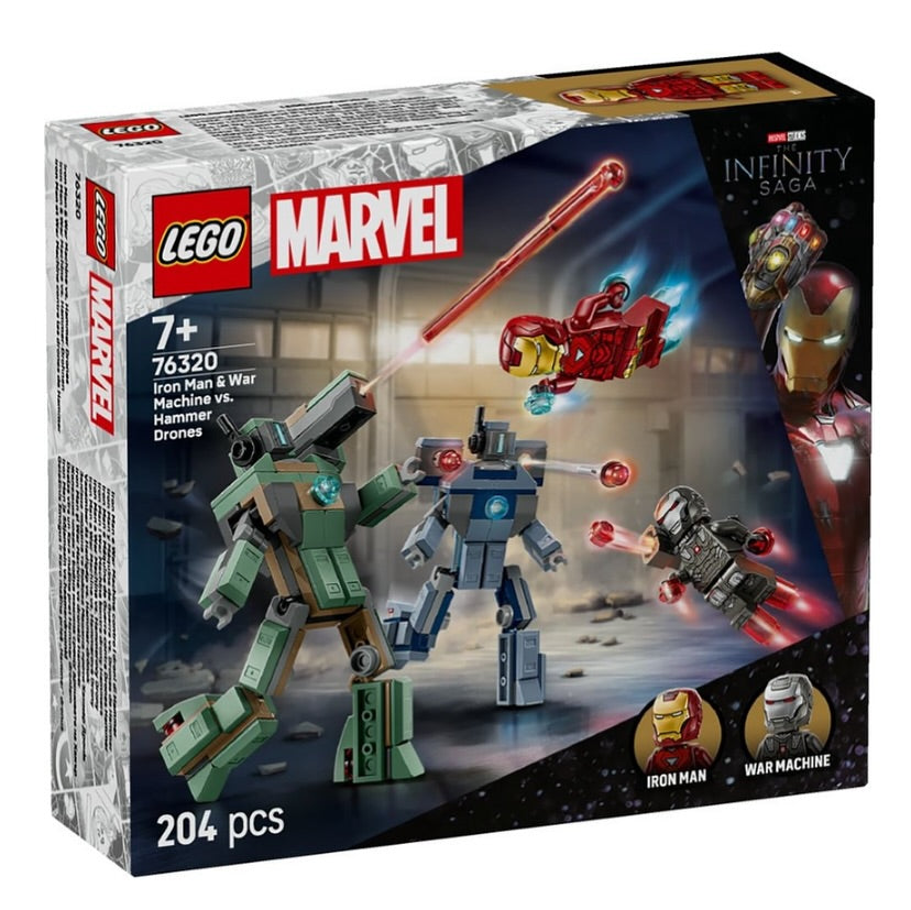 Iron Man & War Machine vs. Hammer Drones LEGO 76320