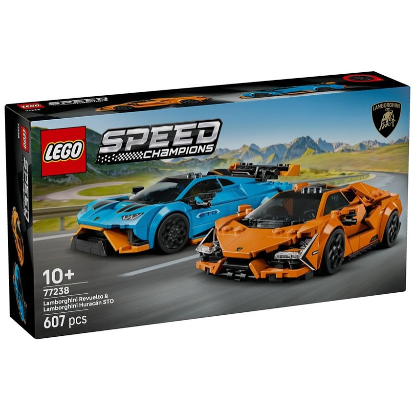 Lamborghini Revuelto & Huracán STO LEGO 77238