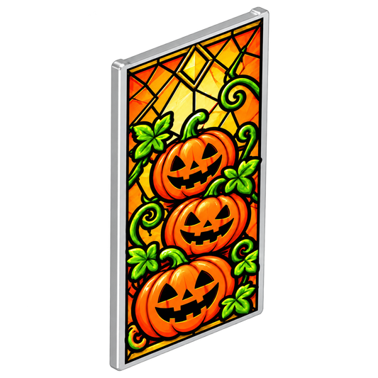 1x4x6 Glasraam: Halloween pompoenen