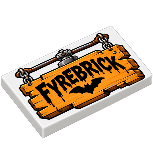Uithangbord: Halloween 'Fyrebrick'