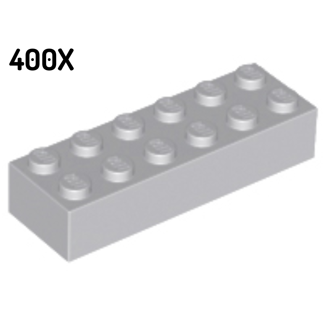 2456 | Brick 2 x 6 400pcs