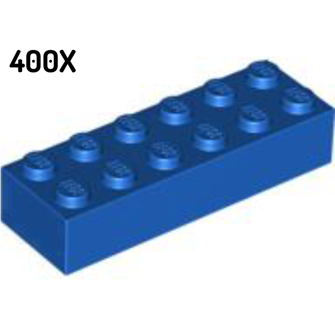 2456 | Brick 2 x 6 400pcs