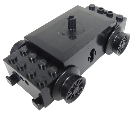 bb0012vb | Electric, Train Motor 12V with Wheels Type II with 3 Round Contact Holes | LEGOPART