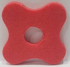 bb0910 | Foam Scala Flower Medium 4 x 4 with 4 Petals and Hole | LEGOPART