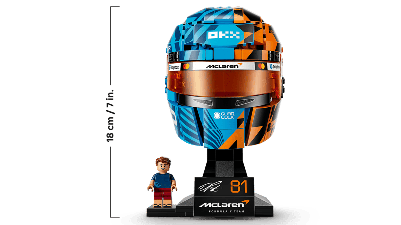 McLaren Mastercard F1® Team Oscar Piastri Helmet LEGO 43017