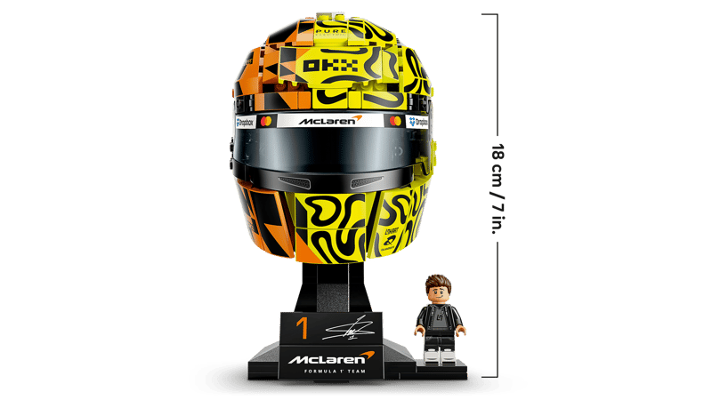 McLaren Mastercard F1® Team Lando Norris Helmet LEGO 43023