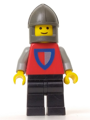 Knight, Shield Red/Gray LEGO cas002 | Fyrebrick.be