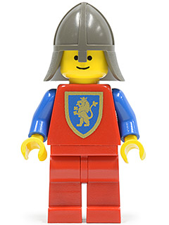 Crusader Lion - Red Legs, Dark Gray Neck-Protector LEGO cas121