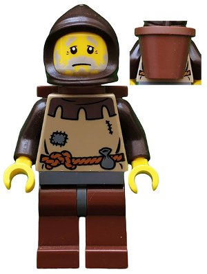 Fantasy Era - Peasant Male Old LEGO cas409