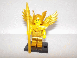 Flying Warrior, Series 15 (Complete Set with Stand and Accessories) LEGO col15-6 | Fyrebrick.be