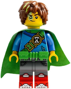 Mateo - Bright Green Utility Belt and Cape LEGO drm021