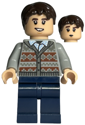 Neville Longbottom - Fair Isle Sweater, Dark Blue Legs LEGO hp370