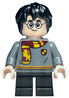 Harry Potter - Gryffindor Sweater and Scarf, Black Short Legs LEGO hp519