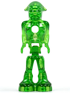 Mars Mission Alien with Marbled Glow In Dark Torso LEGO mm001 | Fyrebrick.be