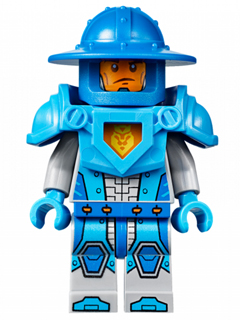 Royal Soldier / King's Guard - Blue Helmet with Broad Brim, Dark Azure Armor and Hands LEGO nex019