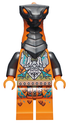 Boa Destructor - Breastplate Torso, Pearl Dark Gray Head LEGO njo0735