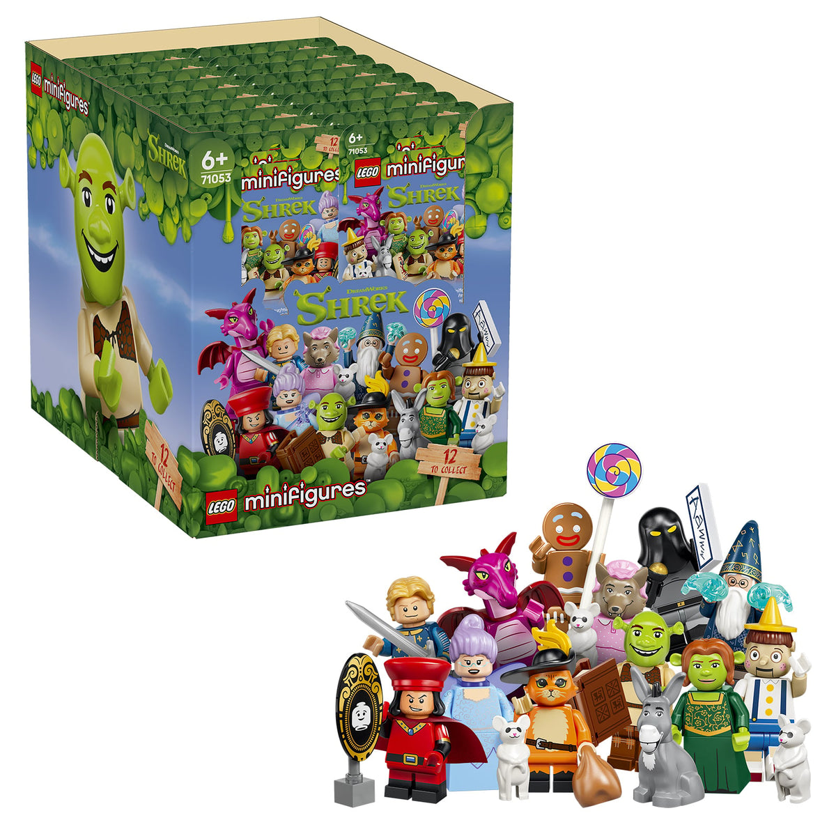 LEGO minifigures series: Shrek volledige doos van 36 LEGO 71053-3