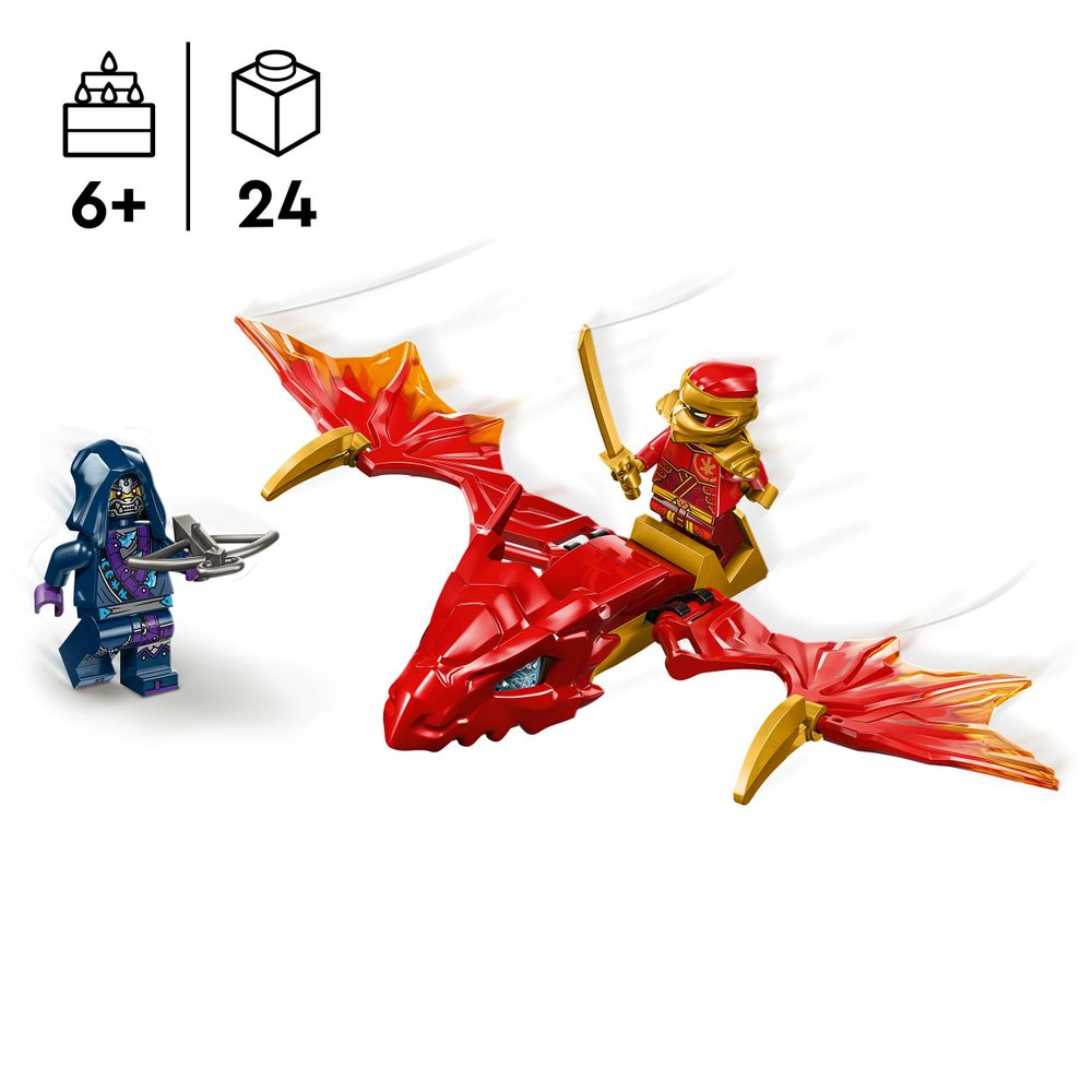 Kai's stijgende drakenaanval LEGO 71801
