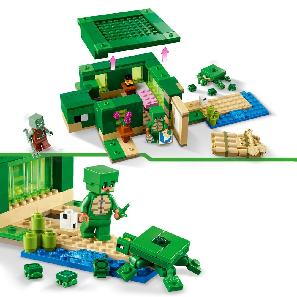 The turtle beach house LEGO 21254