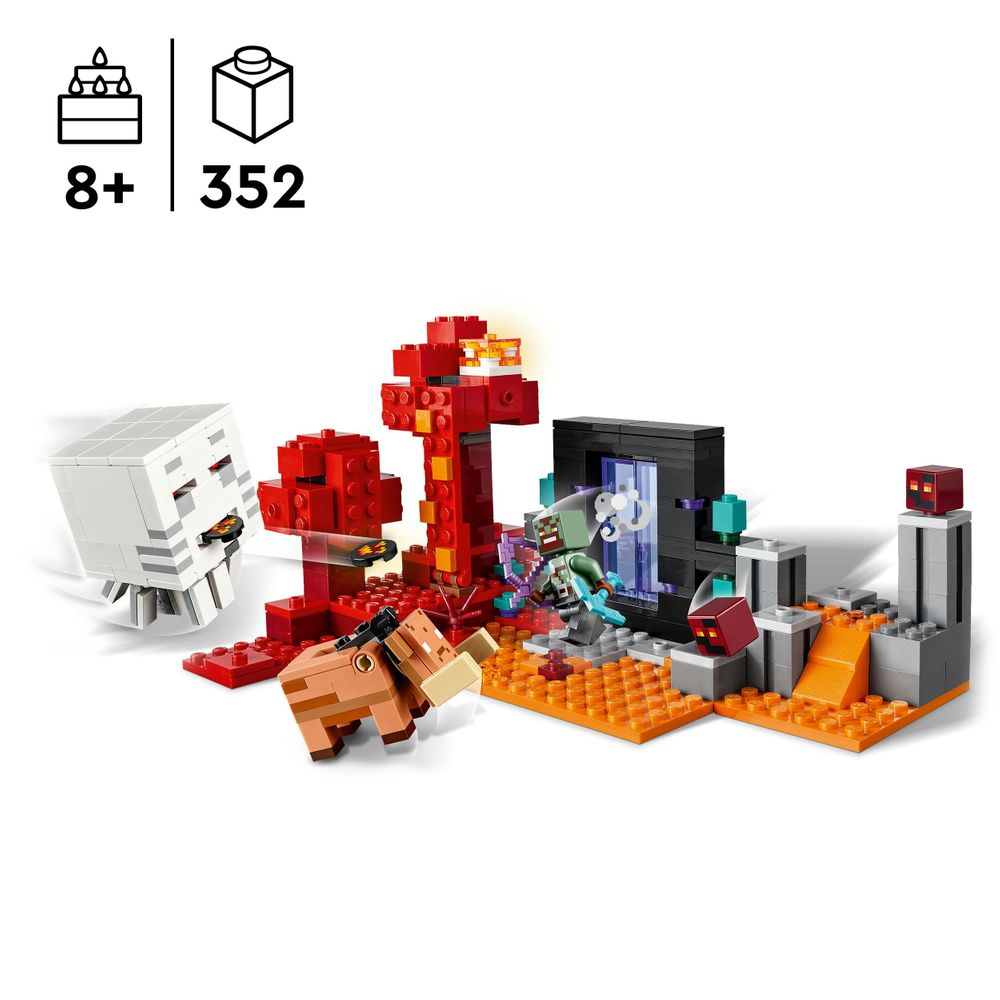 The Nether Portal Ambush LEGO 21255