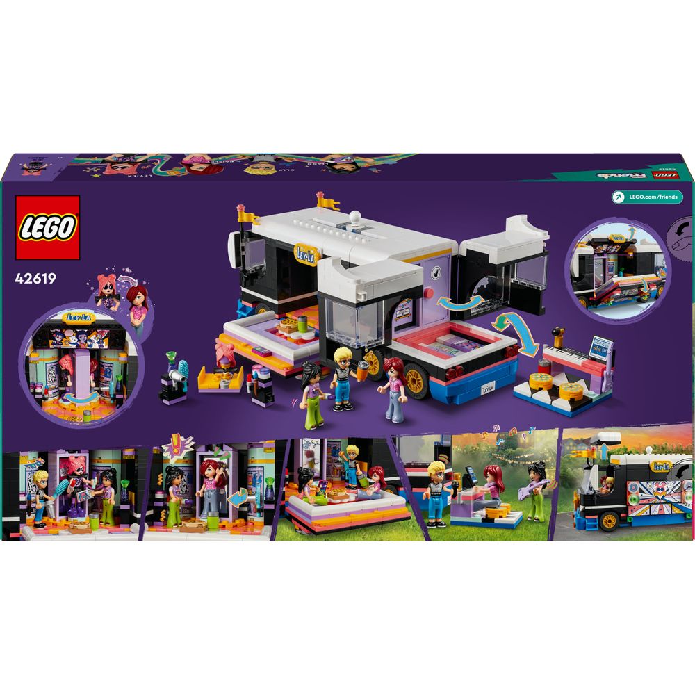 Popstermuziektourbus LEGO 42619