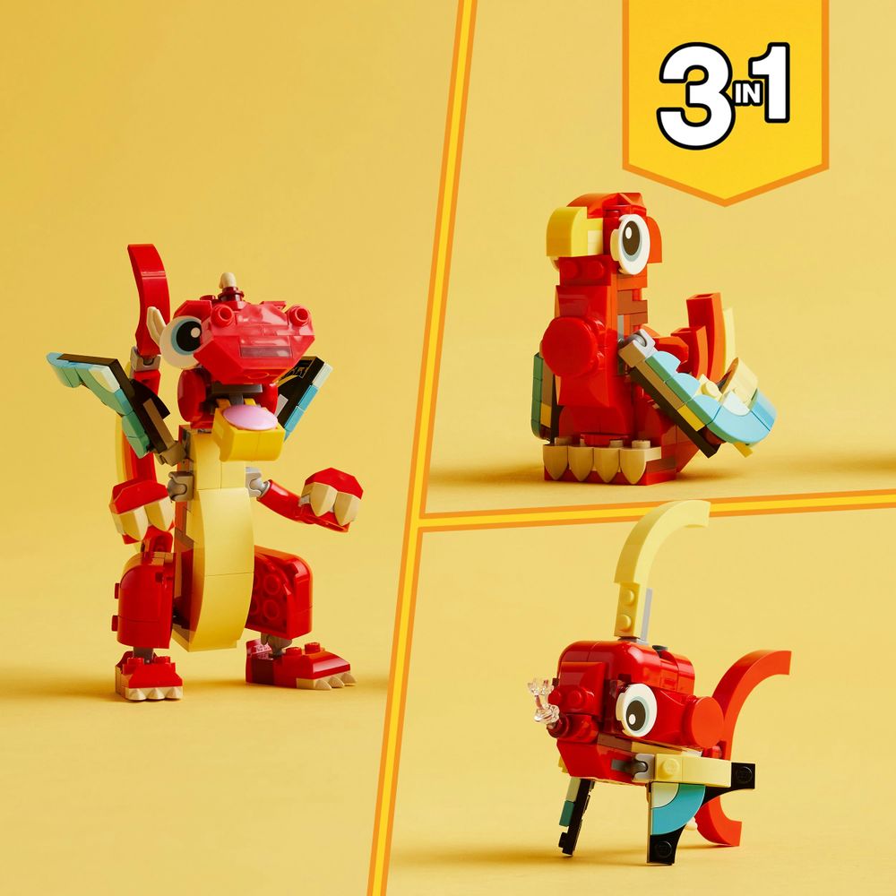 De rode draak LEGO 31145