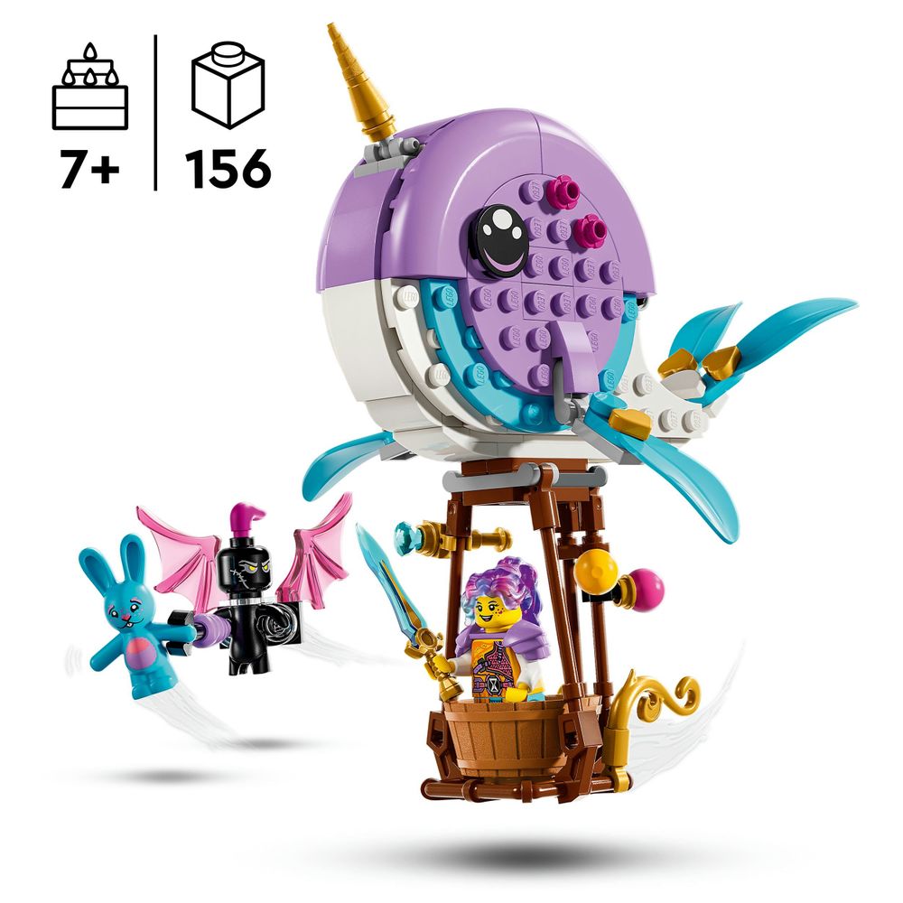 Izzie's Narwal heteluchtballon LEGO 71472