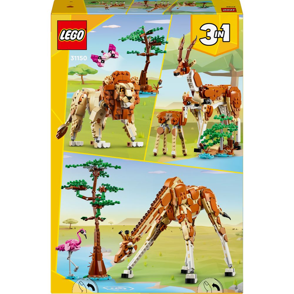 Wilde safaridieren LEGO 31150