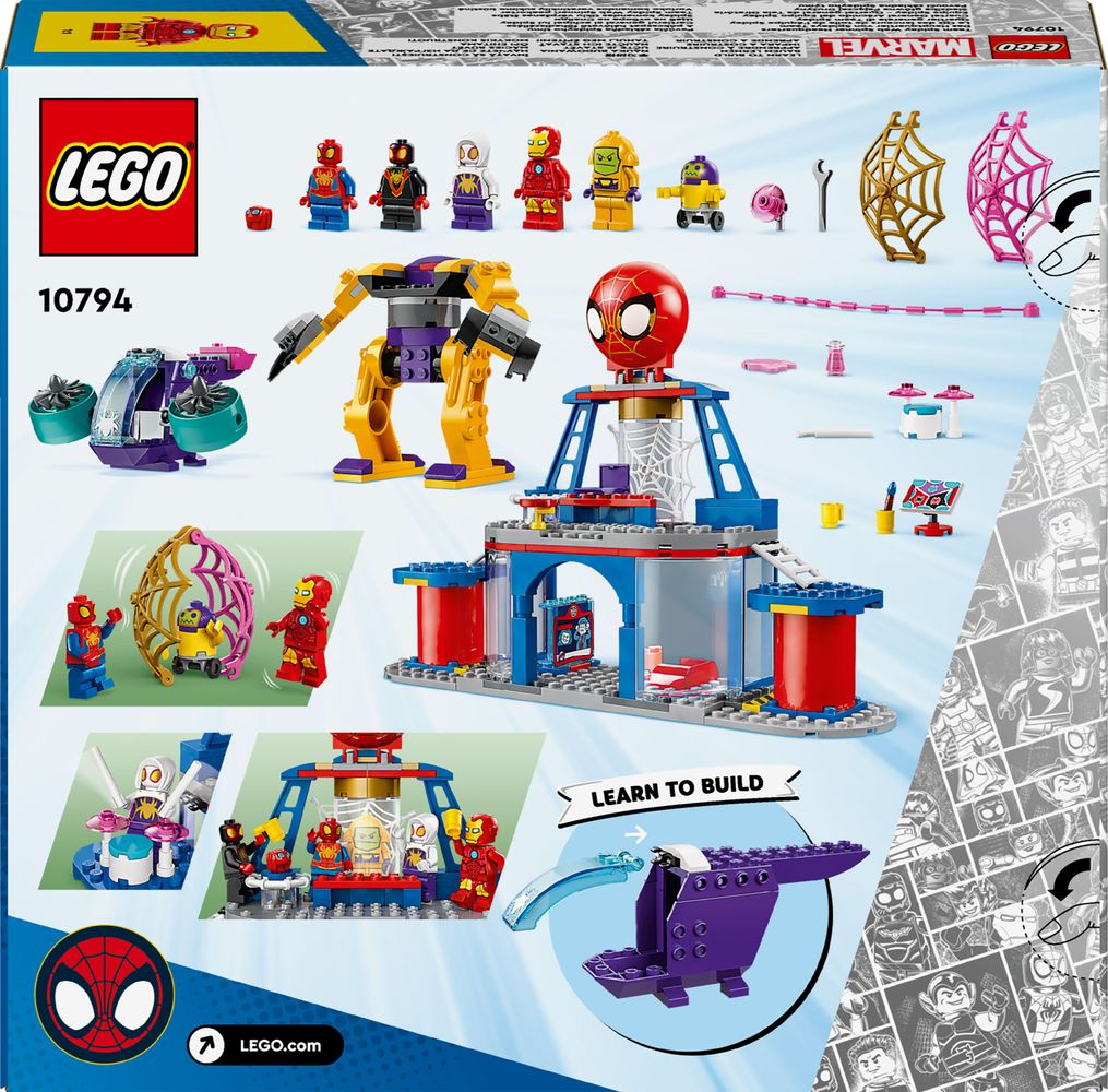 team Spidey web spinner headquarters LEGO 10794