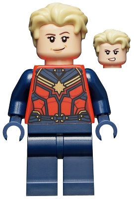 Captain Marvel (Carol Danvers) - Tan Hair Swept Back LEGO sh0772