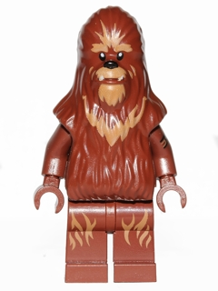 Wookiee - Reddish Brown with Dark Tan Fur, Printed Legs, Band on Left Arm LEGO sw0627 | Fyrebrick.be