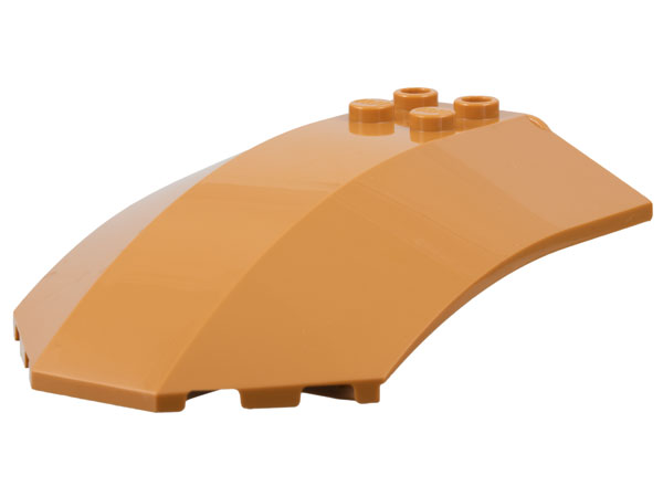 x224 | Windscreen 8 x 6 x 2 Curved Sloped Sides | LEGOPART