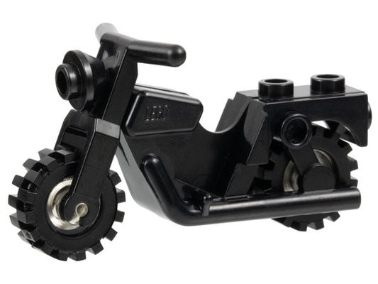 x81c02 | Motorcycle Town with Trans-Clear Wheels with Black Tires | LEGOPART
