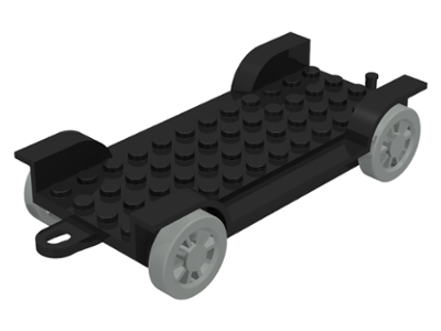 x852c01 | Fabuland Car Chassis 6 x 12 with Hitch | LEGOPART