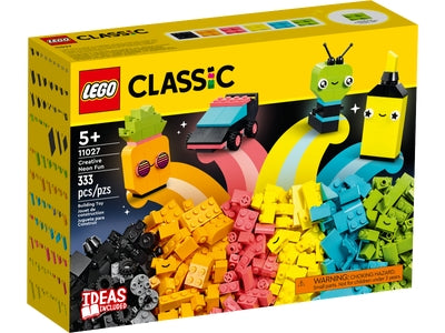 Kreatives Spielen mit Neon-Lego 11027