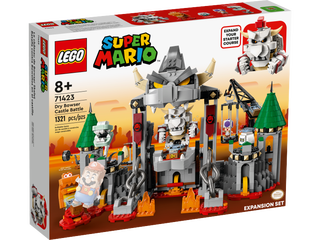 Battle on dry Bowser's castle Lego 71423