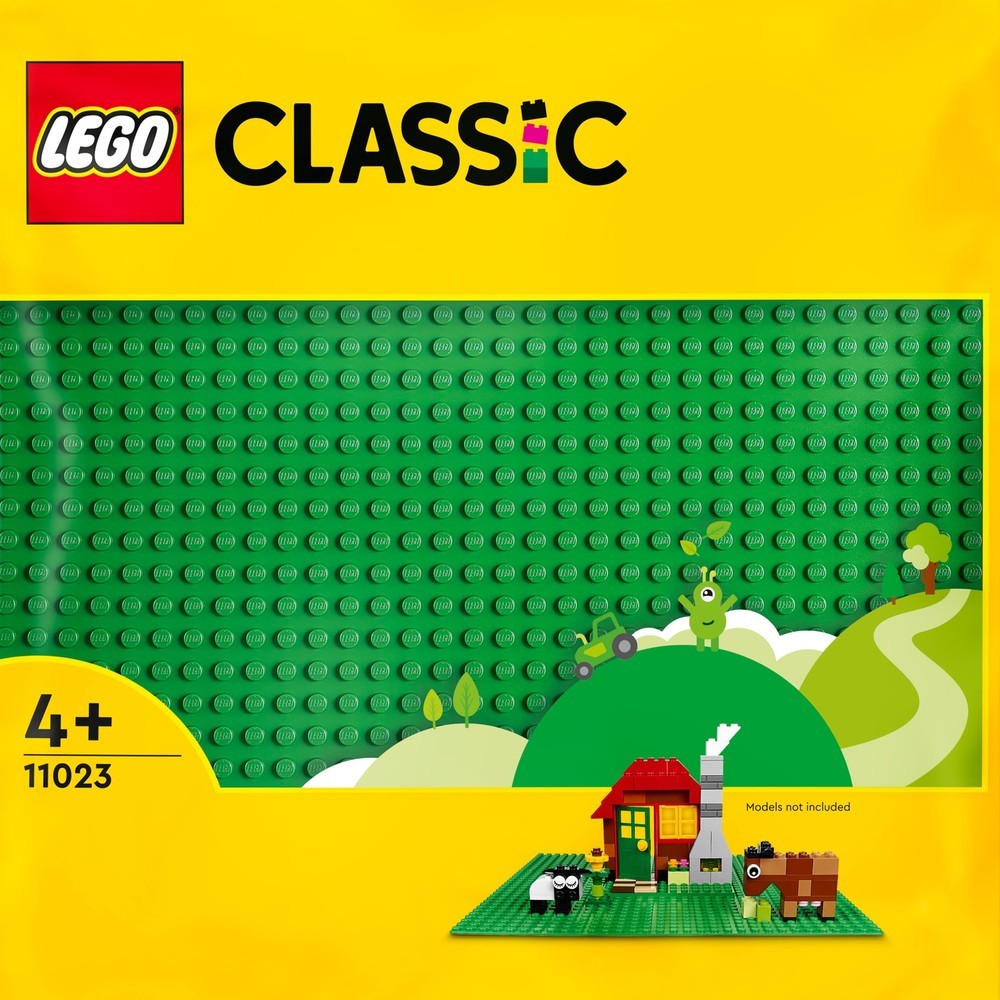 Green building plate Lego 11023