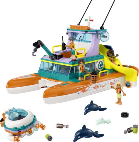 Reddingsboot op zee Lego 41734