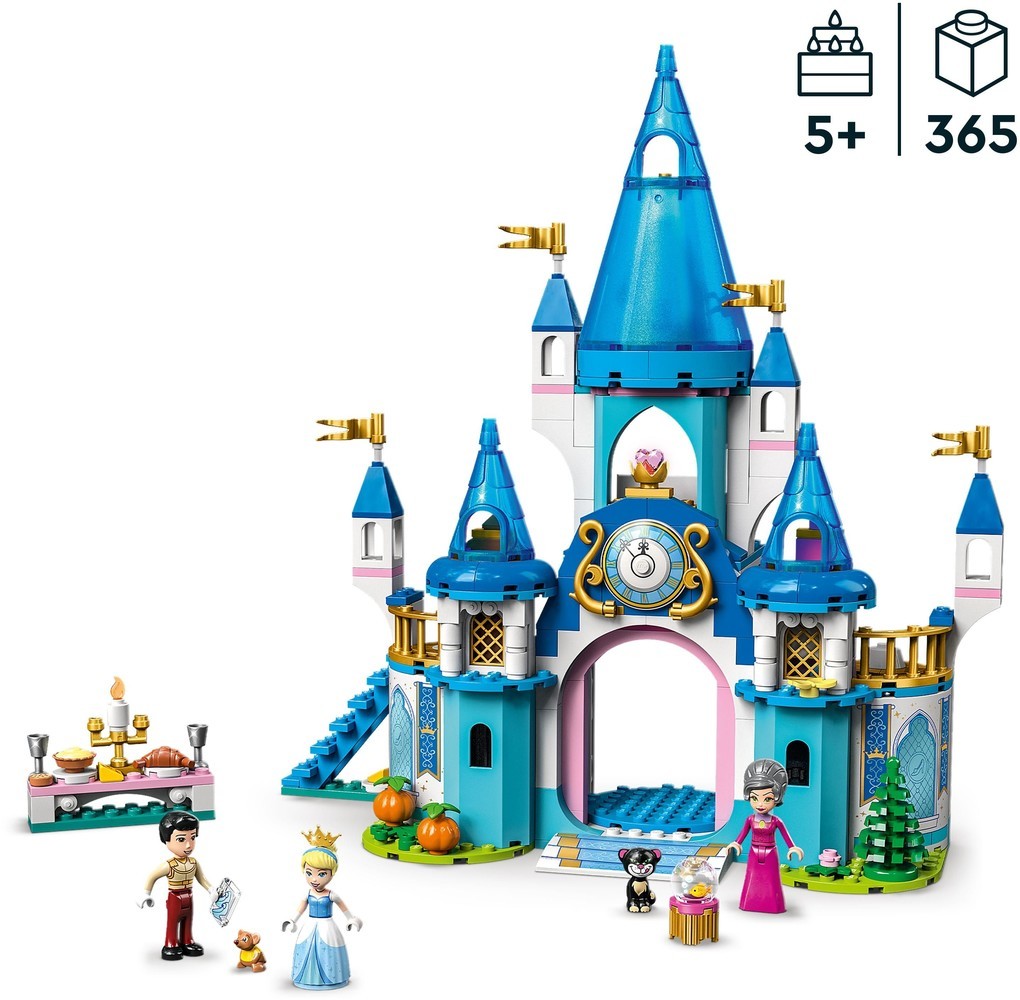 Aschenputtels Schloss und der hübsche Prinz Lego 43206