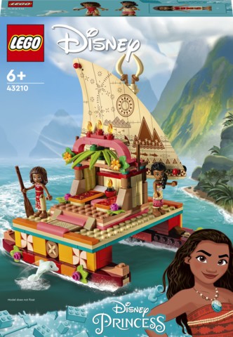 Moana's Exploration Boat Lego 43210