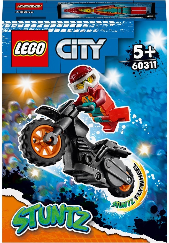 Fire Stunt Bike Lego 60311