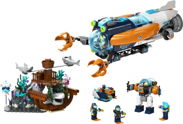 Duikboot voor diepzeeonderzoek Lego 60379