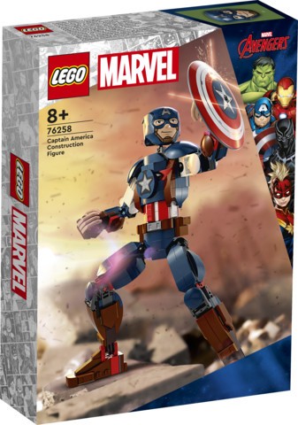 Captain America construction figure Lego 76258